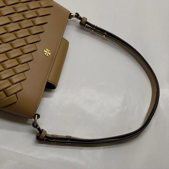 TORY BURCH Brown Leather Shoulder Bag mon258-103125 - Picture 8 of 16